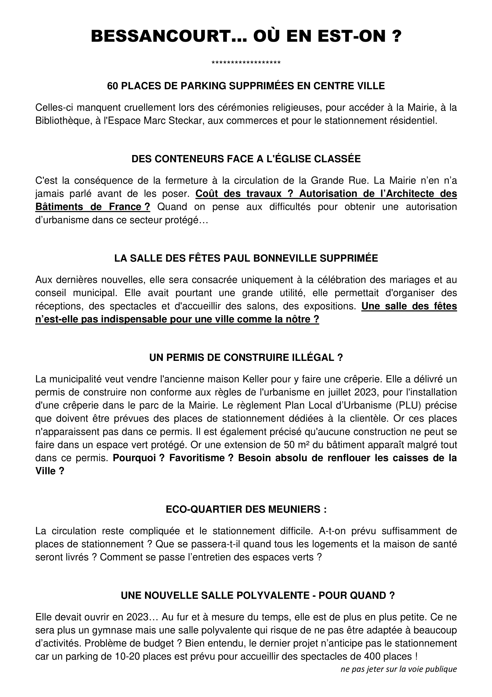 Titre du Post 1